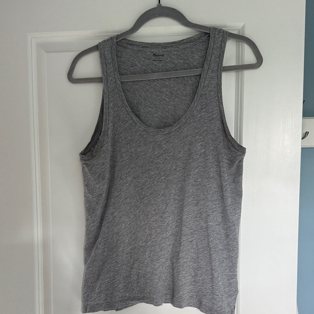 Madewell Heather Gray Tank Top - size small